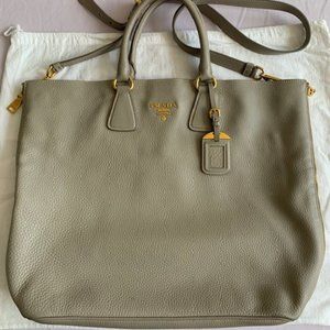 Prada Leather Tote Bag